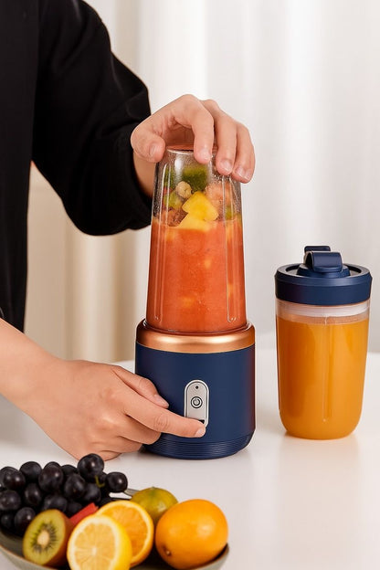 YeeceeKart Portable Electric Juice Blender – USB Rechargeable Smoothie & Shake Maker
